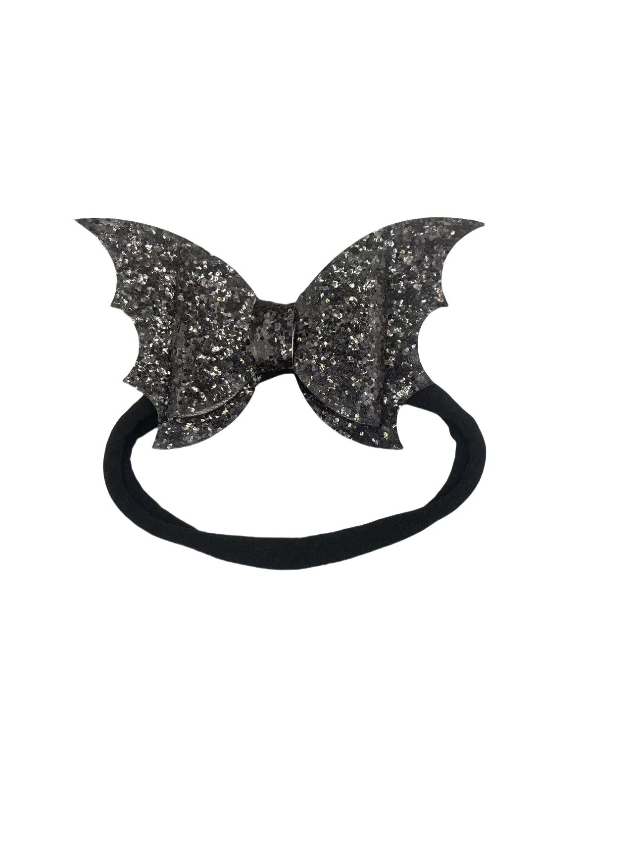 Cross-border Halloween Bat Headband & Hair Accessories Set for Girls - Fun Hair Ties & Clips for Festivals