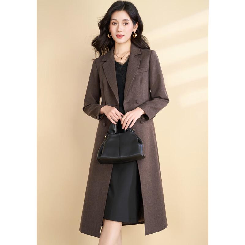 Kebeier Women's Commuter Mid-Length Trench Coat