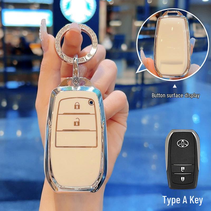 Toyota Key Cover for Camry, Corolla, RAV4, Land Cruiser, Avalon, and Viloran (Women's Edition).