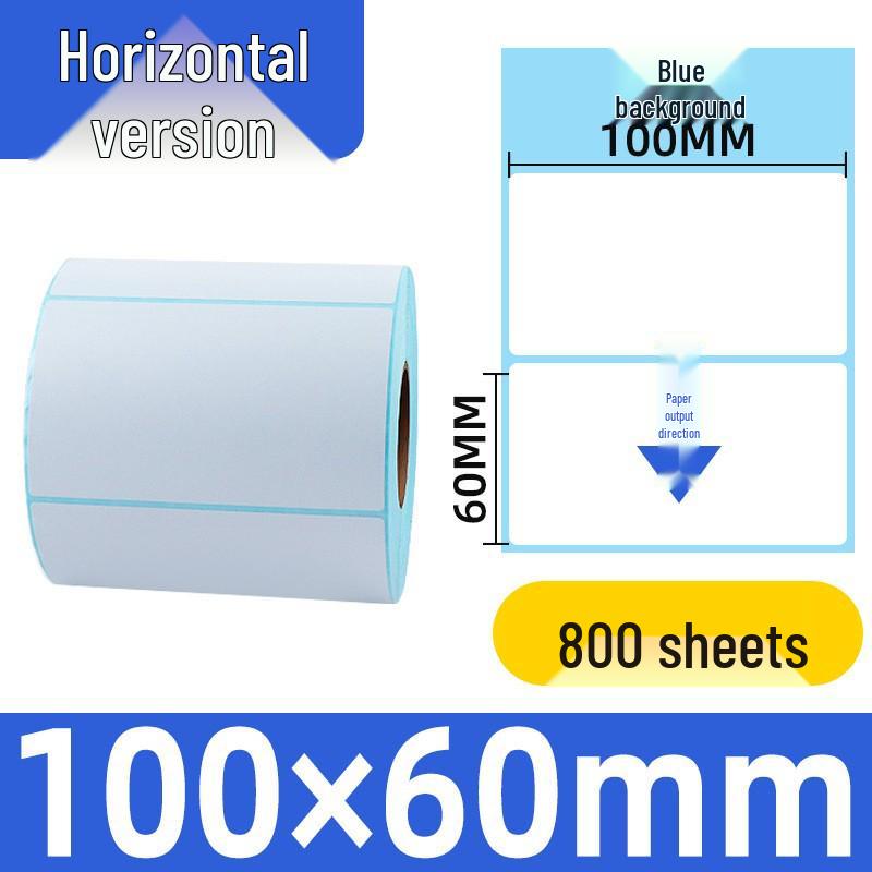 Self-Adhesive Thermal Barcode Stickers for Milk Tea & Supermarket Scale