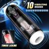 5 IN 1 Automatic Telescopic Male Masturbator Penis Pump Heated Sucking Vibrating Sex Machines With LCD Display Sex Toys for Men
