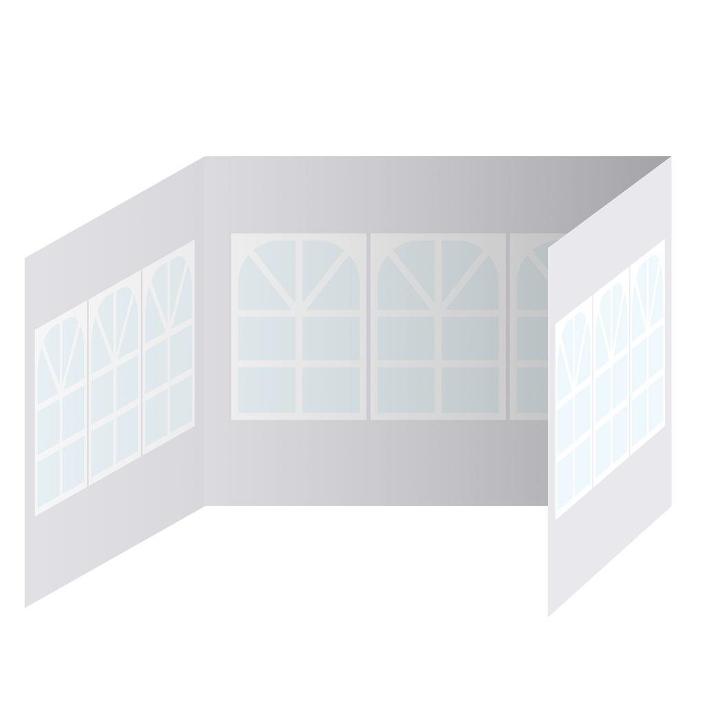 Canopy Tent Sidewall Outdoor Tent Side Wall 210D Oxford Cloth Waterproof Rainproof Shade Cloth