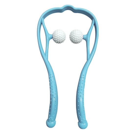 

Yousheng 1/2 шт. Шиацу массажер для шеи для расслабления мышц Эргономичная ручка Регулируемые массажные шарики Неэлектрический ручной массажер для дома и офиса синий
