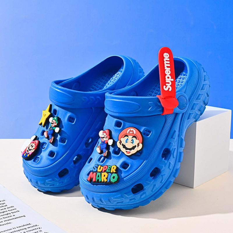 Summer Kids Cartoon Eva Clogs For Boys And Girls Breathable Non-slip Beach Shoes In Various Colors And Sizes For Outdoor Fun