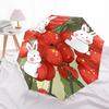 1pc Rabbit Tomato Umbrella with 8 Iron Ribs and a Plastic Handle, Automatic Opening and Closing, and Daily Use.1079