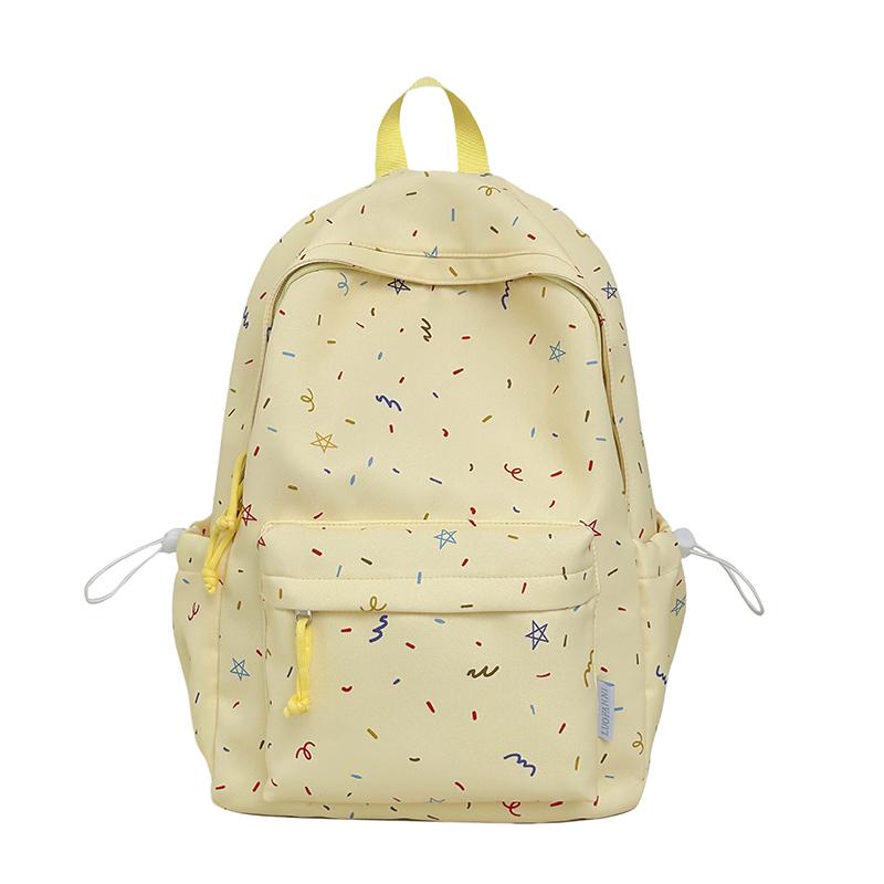 Star Backpack Junior Senior High School Schoolbag Women's Lightweight Large Capacity Backpack