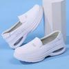 Women's Genuine Leather Breathable Nurse Shoes with Soft Air Cushion Sole