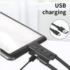 4X Large Magnifier with 3 Brightness 43 LED Light Rechargeable for Reading Books or Crafting, Neckwear and Desktop Mode