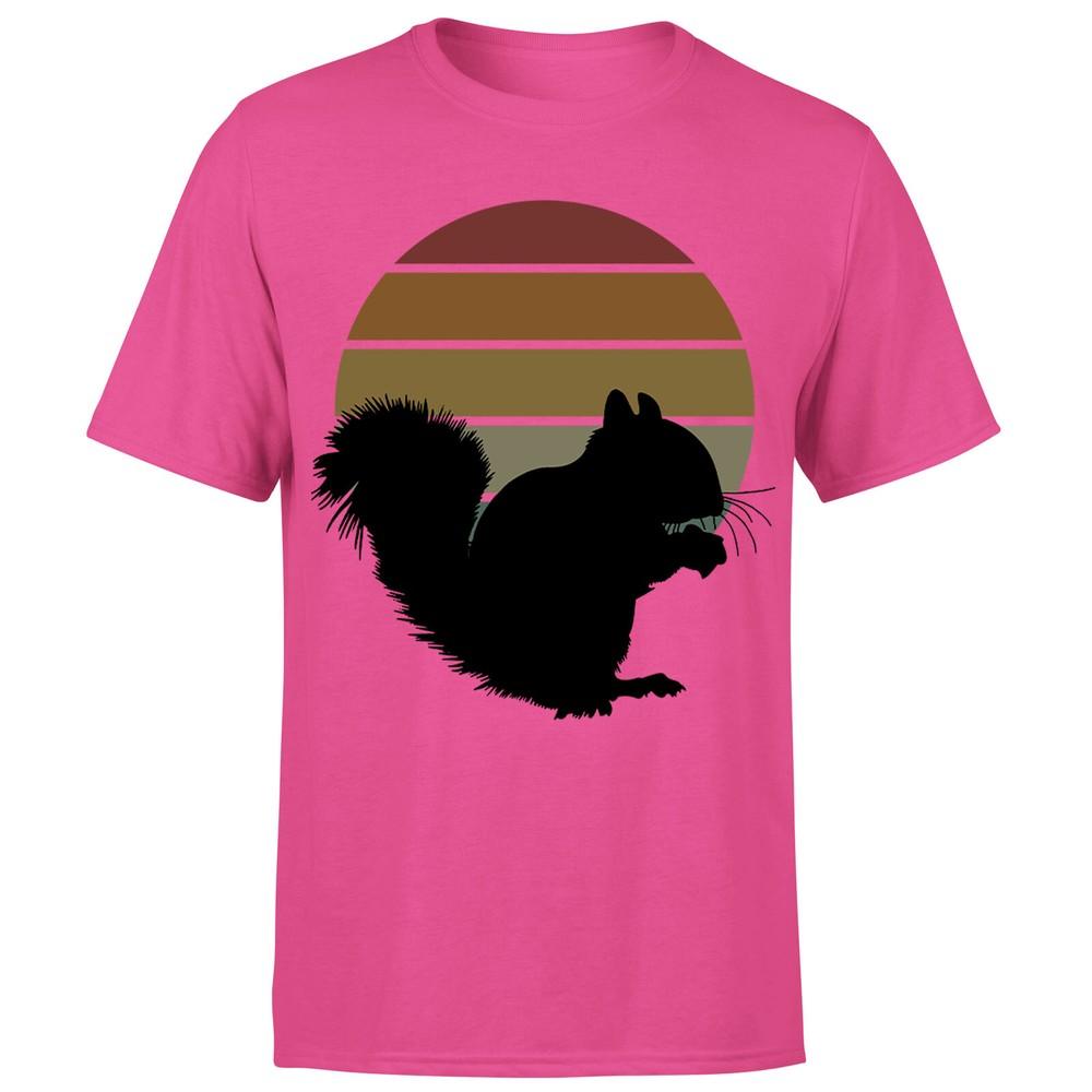 Squirrel Retro Vintage Funny Adults Unisexs Tshirt P1OrA