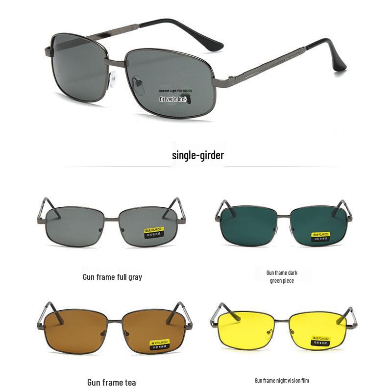 X3028 Metal Frog Polarized Men's Sunglasses for Driving, Fishing, and Outdoor Activities