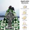 Irish Celtic Knot Customize Your Name Blanket Multi-purpose Personalized Blanket Comfortable for Seaside Livingroom Bedding Office Chair