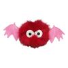Holiday Gift for Men Halloween Bat Plush Keychain, Cute Devil Furry Pendant Funny Bag Decoration Keys, Vintage Silver Alloy Key Ring, Spooky