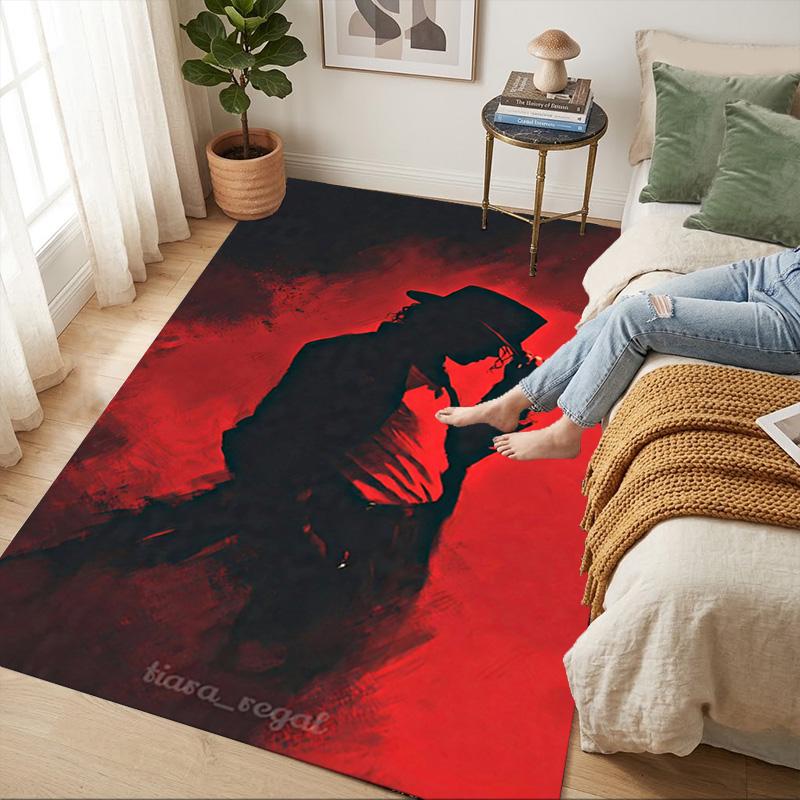Silhouette Area Rug Carpet For Bedroom Game Playroom Living Room Nonslip Sofa Office Home Decor Doormat Christmas Gift C3181