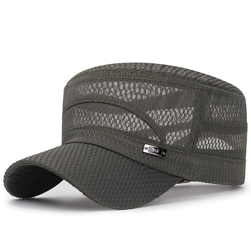 Spring Summer Anti-UV Baseball Cap Adjustable Casual Cadet Hat Breathable Outdoor Sun Hat Men