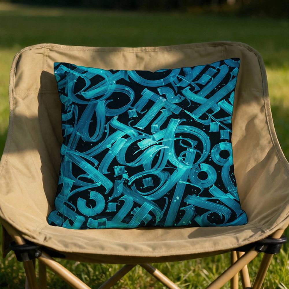 PPokras LLampas Art Cushion Cover Soft Reversible  Durable Pillow Cover  MultiScene Use for Home  Car Daily Comfort