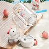 X&W 500ml Tritan Water Cup Leak-proof Water Bottles with Creative Doll Cover Cartoon My Melody Straw Travel Mug Children's Gift