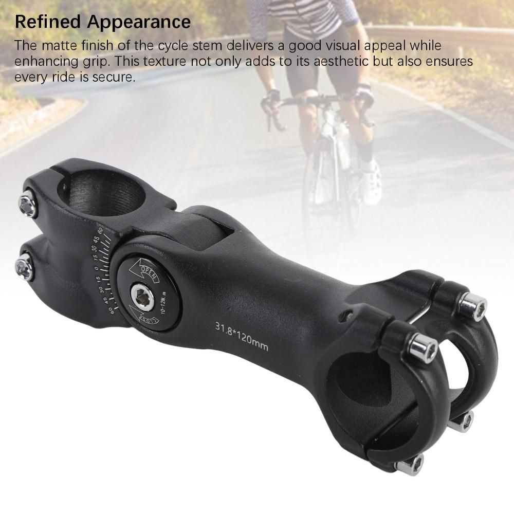 Lightweight Handlebar Stem Aluminum Alloy Bike Handlebar Stem Durable Bike Stem  Bike Upgrade