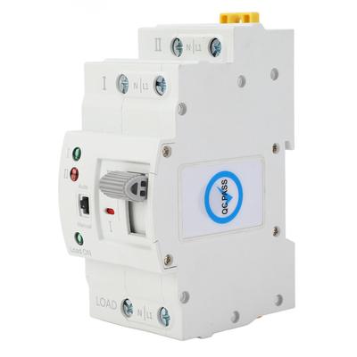 Inverseur Automatique Double Alimentation 2P 16A ATS Circuit Électrique Générateur Commutateur d'Inversion 220VAC
