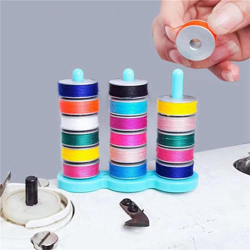 4X Magnetic Bobbin Holder,Thread And Bobbin Organizer For Machine Sewing Magnetic Adsorption Bobbin Organizer Storage B