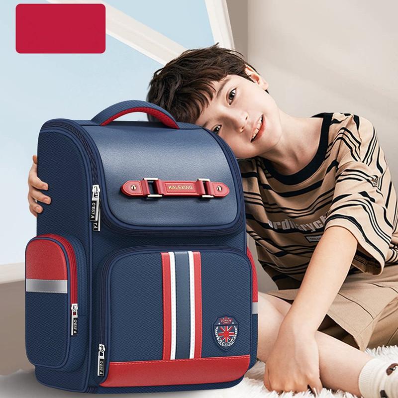 British Style Children School Bags for Girls Boys Orthopedic Backpack Kids Schoolbags Primary School Backpacks Kids Rucksack