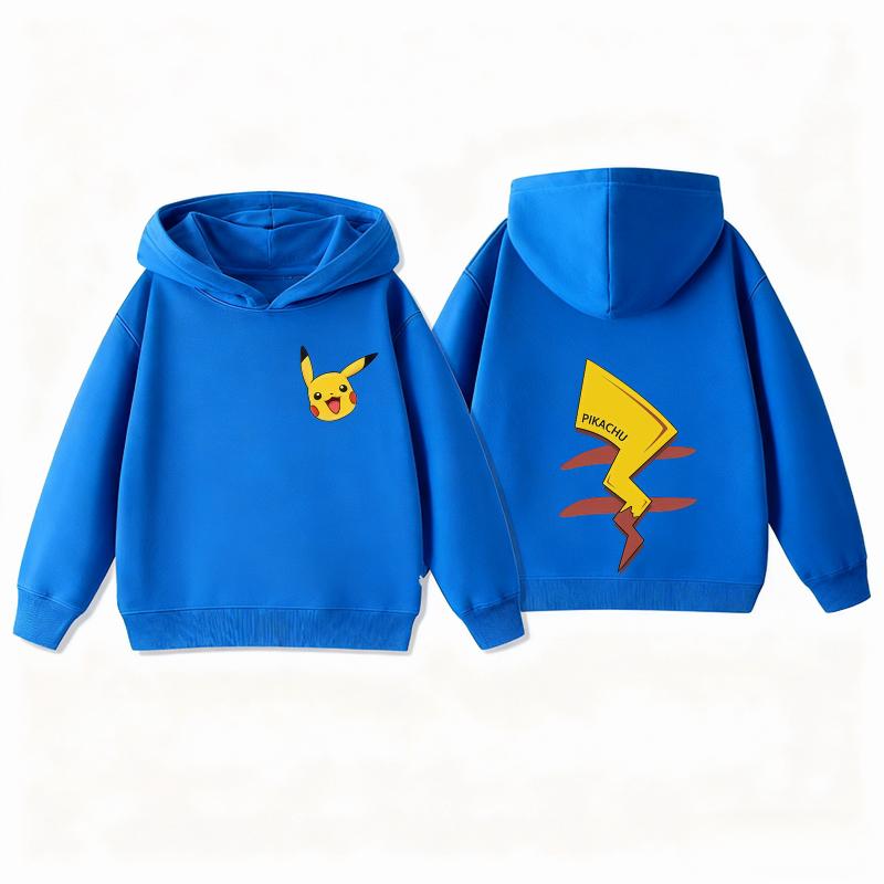 

Potdemiel Cute and Fun Pikachu Print Children s Sweatshirt Boys and Girls Clothing Autumn and Winter Warm Children s Hoodie 100