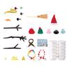 Build A Snowman Kit Air Dry Clay Snowman Christmas Crafts for Kids Ages 4-12 Fun Modeling Clay Snowman DIY Kit for Holiday Party Decor
