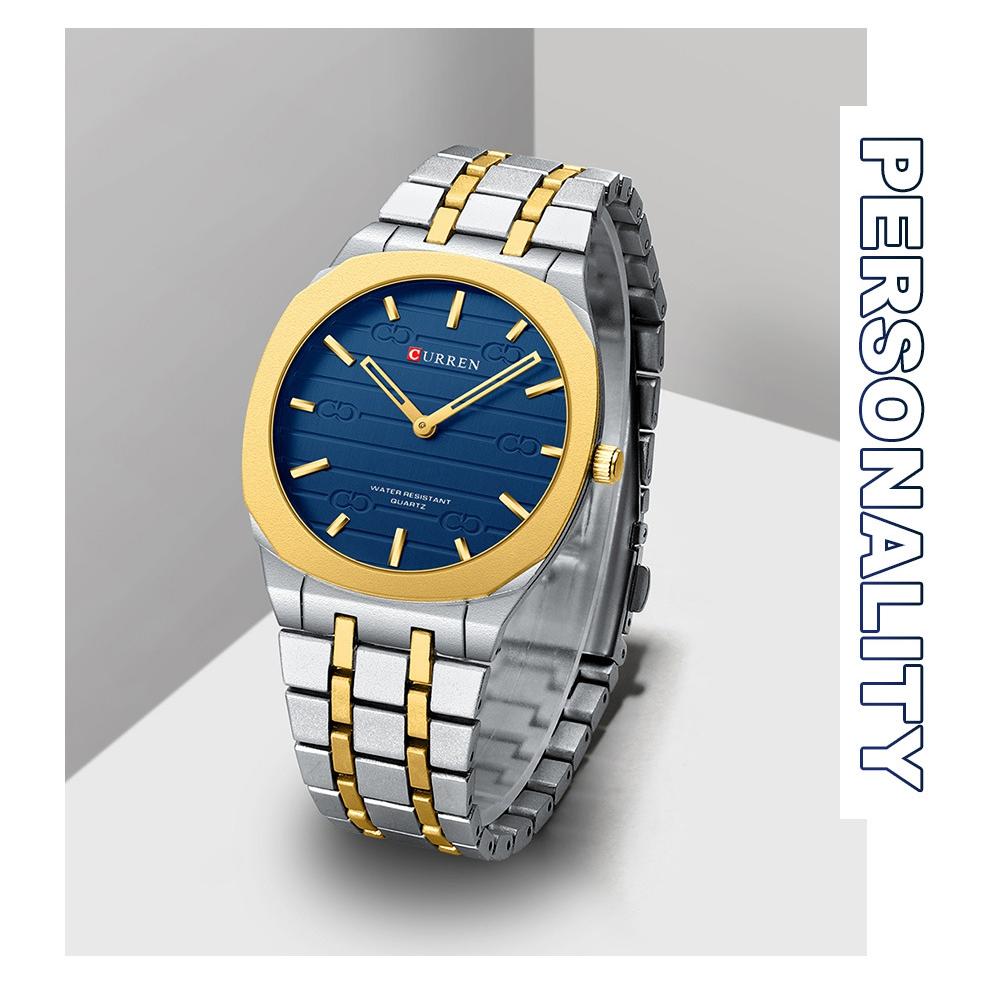 CURREN Fashion Brand Thin Quartz Watch Simple Personalized Colors Wristwatches Waterproof Clock