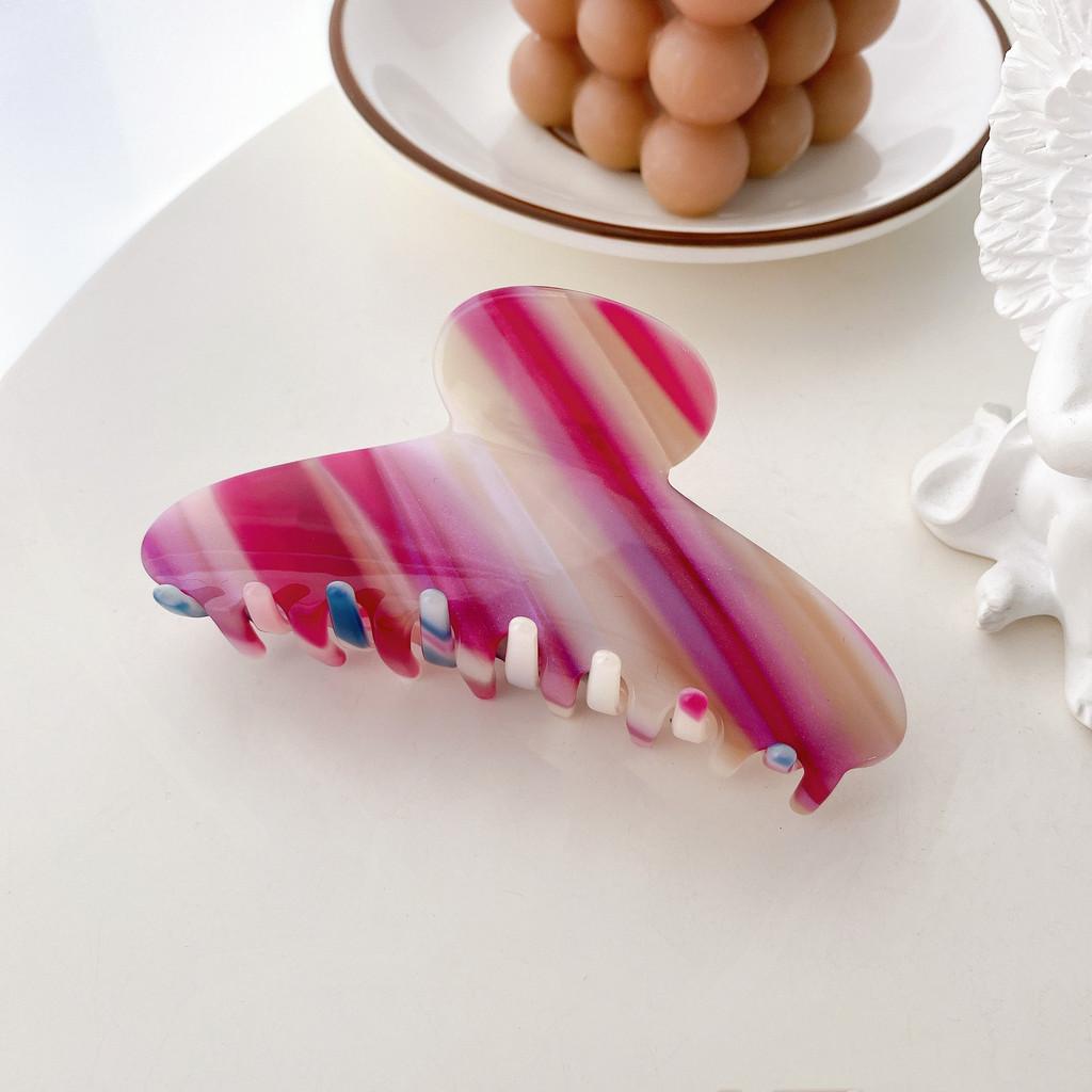 Premium Acetate Hair Claw Clip With Beautiful Gradient Finish Perfect For Hair Styling