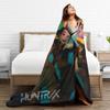 Super Soft Blanket Decorative K-Pop Demon Hunters Hot Anime  Throw Blanket  Flannel Bedspread For Couch Bed Sofa Bed Cover