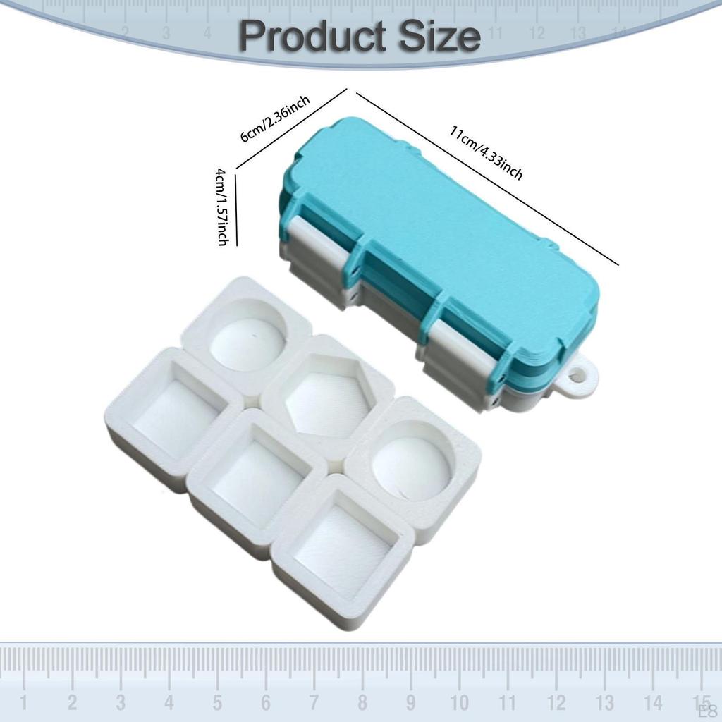 Pool Chalk Holder Billiard Case Practical Portable Compact Multifunctional Storage Box
