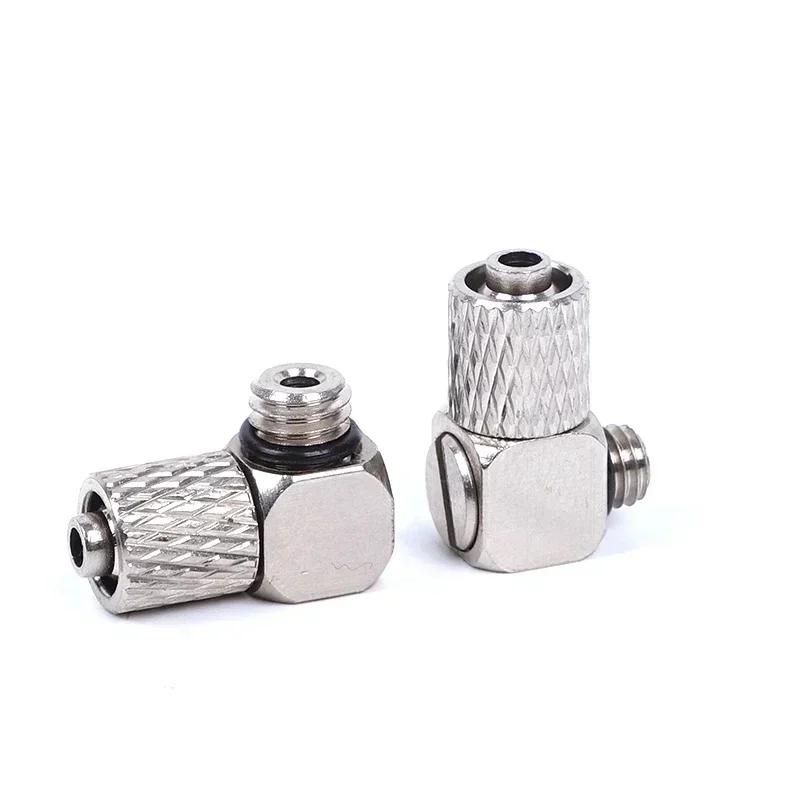 10/50/200Pcs Male Thread M3 M4 M5 M6 Mini Pneumatic Pipe Connector Screw Through Quick Fitting OD Air Tube Fast Twist Joint