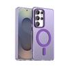 For Samsung Galaxy S25 S24 Ultra Translucent For Magsafe Phone Cases For Samsung S23 Ultra S24 FE S25 Plus Magnetic Matte Cover