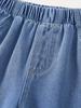 Jeans Droits Tendance pour Filles — Pantalons en Denim Décontractés Amples Printemps & Automne