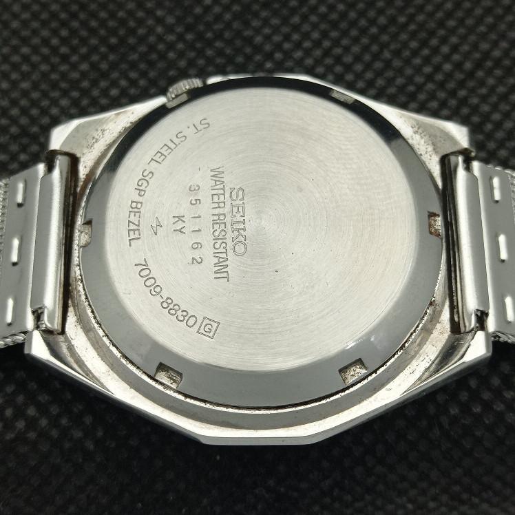 USED VINTAGE SEIKO 5 AUTOMATIC 7009A JAPAN MENS ORIGINAL DIAL WATCH A413521-2 SKU621b-a413521