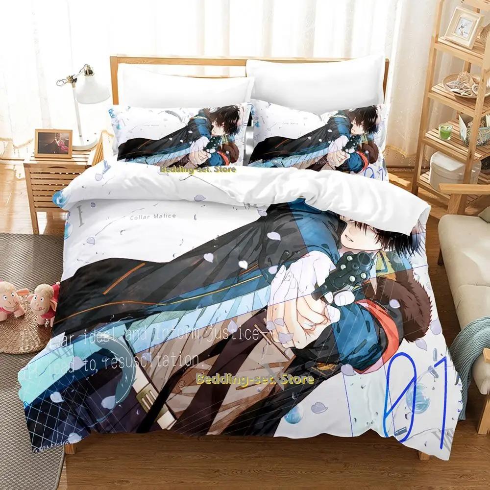Nowy Zestaw Pościeli Collar x Malice Pojedynczy Bliźniak Pełny Queen King Size Zestaw do Łóżka Dorosły Dziecko Sypialnia Zestawy Poszewek na Kołdrę Anime lit