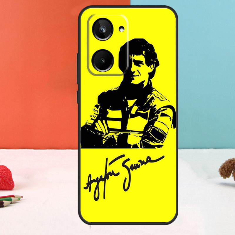 

Ayrton Senna For Realme C53 C55 C35 C33 C30 C25s C21Y C11 C15 GT Neo5 GT3 GT5 9 10 11 12 Pro Plus Case Realme C21