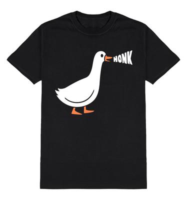 HONK Kachna Husa Vtipné Tričko Pánské Dámské Bavlna Zvíře Mém Dárek Dámské