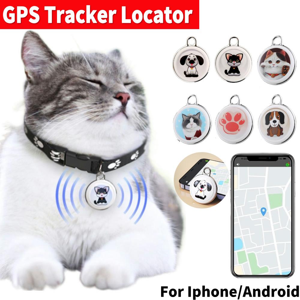 Proti ztrátě pro mazlíčky GPS sledovač Bluetooth Vodotěsný Chytrý lokátor Pro kočky psy Dlouhá vzdálenost Sledování v reálném čase Pro Android IOS
