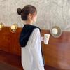 Women's Korean Knitted Hooded Shawl Vest - Casual Solid Color Layered Outerwear