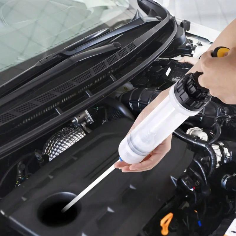 Manuální olejová odsávačka, Vakuový extraktor tekutin pro výměnu motorového oleje v automobilech, Odvzdušňování brzd, Přenos paliva a kapalin