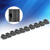 10pcs Black Oxide Grade 8.8 Carbon Steel T sloT Nut T Nut Tapped Through (M8 Thread)