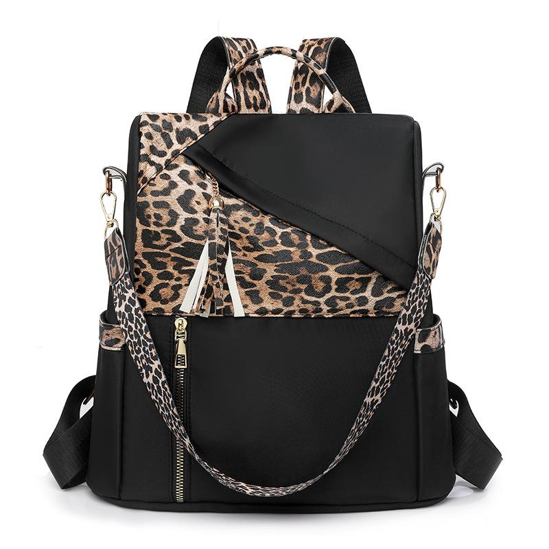 

Сумка для внешней торговли женская 2025 новая женский рюкзак для отдыха ткань Оксфорд противоугонный дорожный рюкзак студенческий школьный рюкзак чёрный