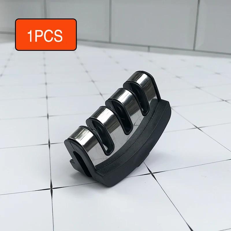 4 IN 1 Affilacoltelli Ricambi Parti Sostituibili Raccordi Coltello Testa Affilatura Coltello Ceramica Carburo Affilacoltelli da Cucina