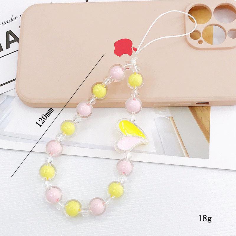 

Шарм для телефона в виде бусинок и бантика: Ремешок на запястье против падения и потери с коротким шнурком Phone Chain