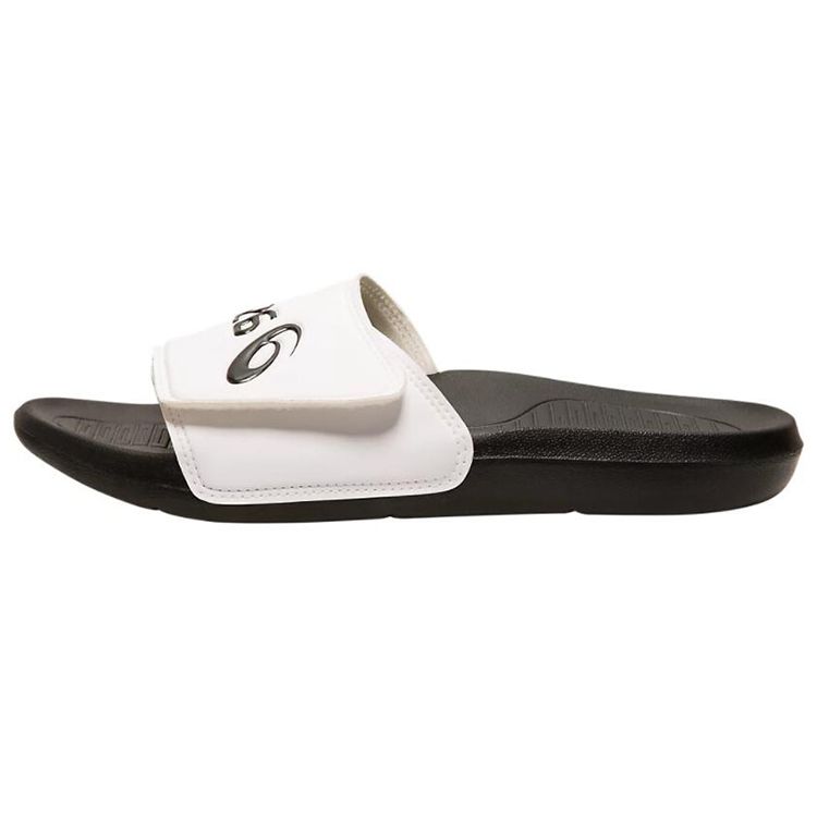 Asics Adjustable Slide Sandals Men Footwear White Black 1173A005-101