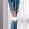 Festliche Weihnachts-Raffhalter mit entzückenden Weihnachtsmann-, Schneemann- und Rentier-Motiven