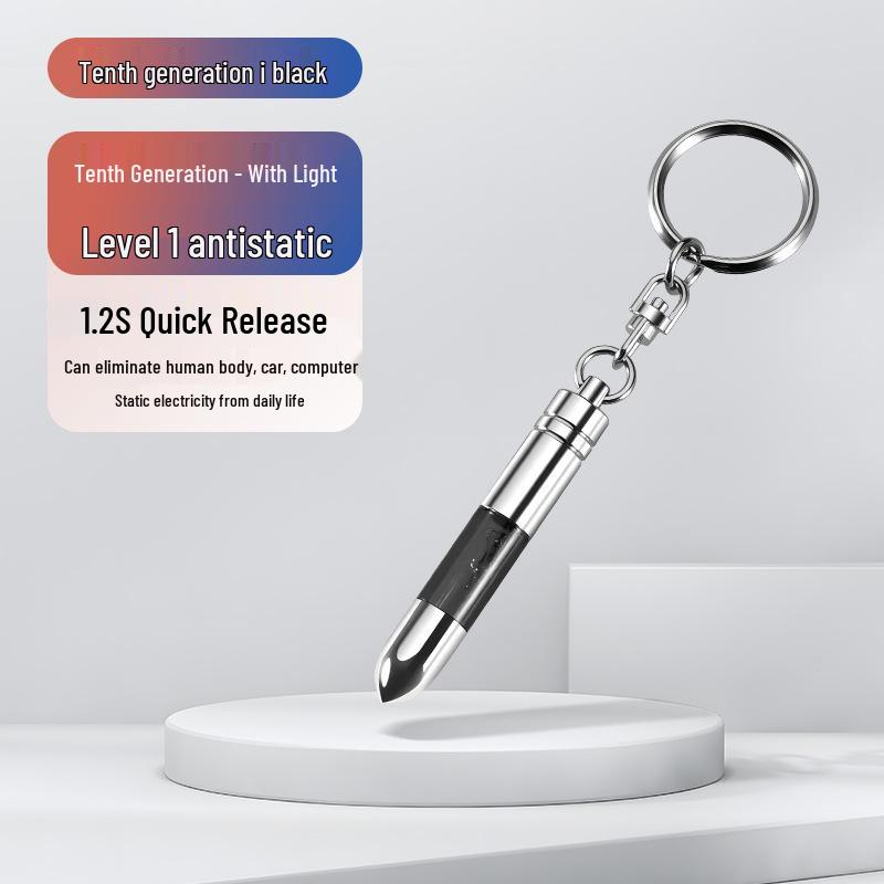 Static Eliminator: Anti-Static Car Keychain Discharger