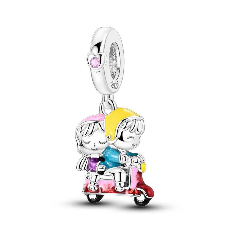 Brand New Copper Metal Off-Road Vehicle Sports Car Electric Bike Car Series Charm Bead Components Bead Components Compatible With Pan Authentic