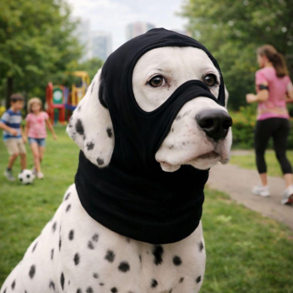 Měkký teplý kryt hlavy pro mazlíčka Elastické uklidňující ušní chrániče pro psa Pokrývka hlavy pro zotavení psa Venkovní aktivita