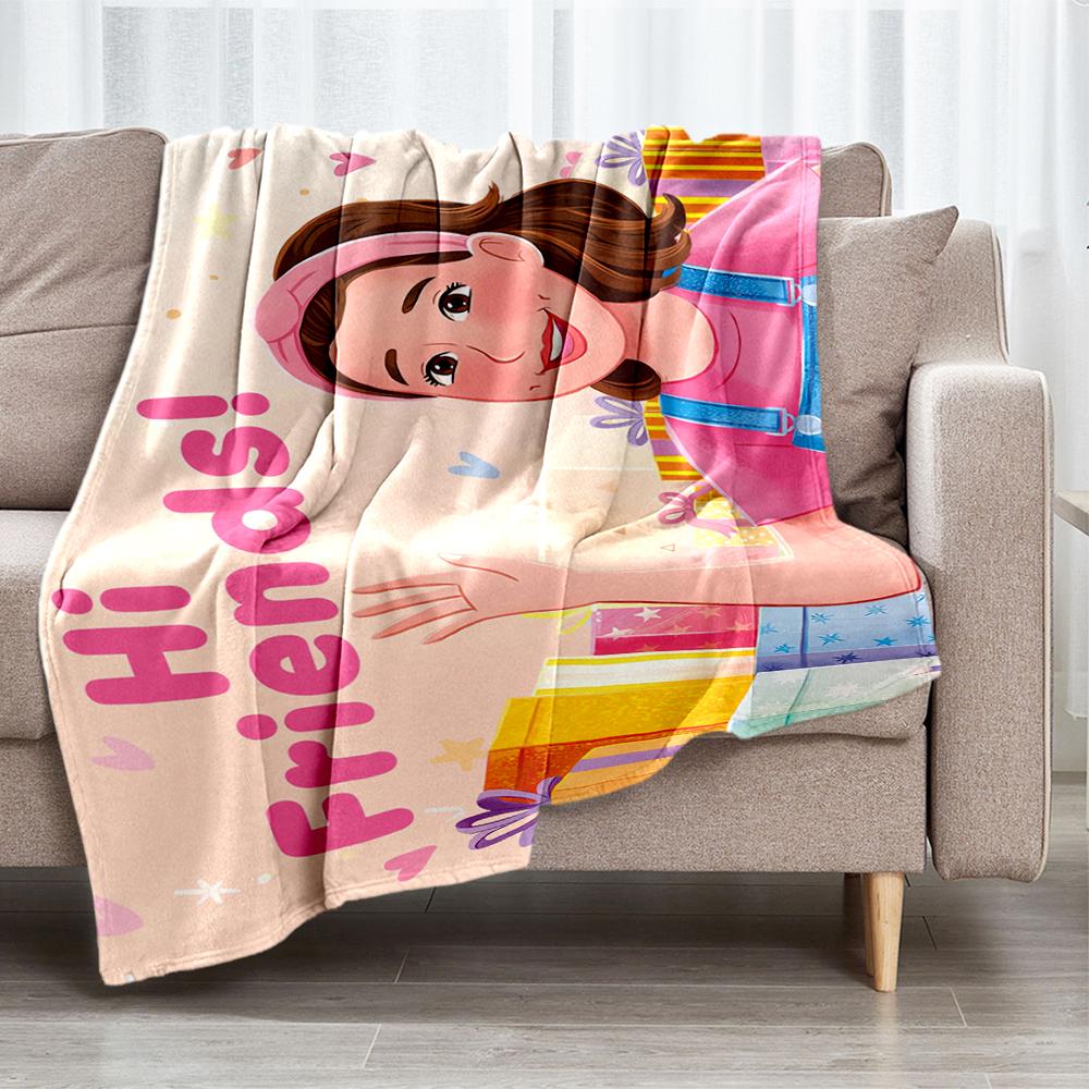 Ms. Rachel Theme Printed Blanket - Perfect for Couch, Bed, Travel & Outdoor Use | Machine Washable, Cozy & Durable.